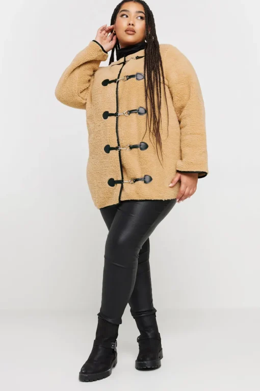 Faux Fur Toggle Jacket