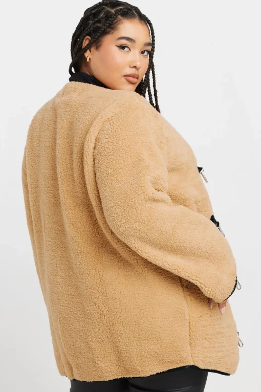 Faux Fur Toggle Jacket