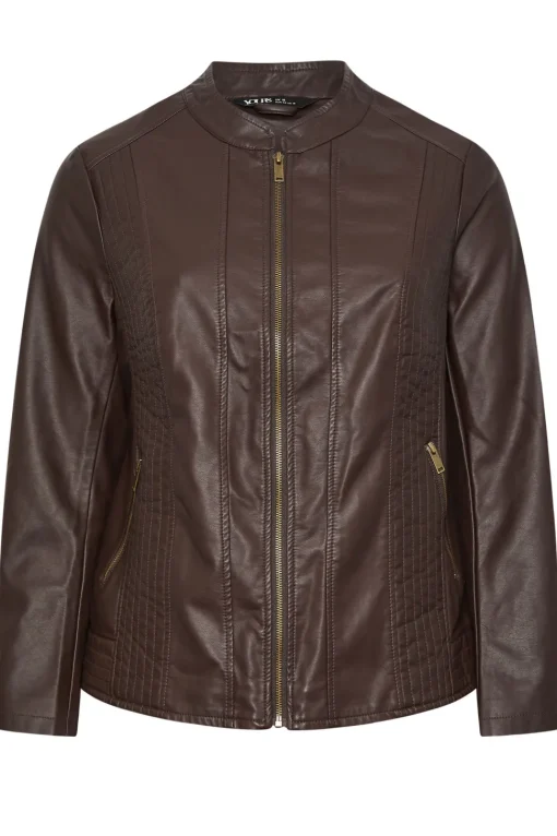 Faux Leather Jacket