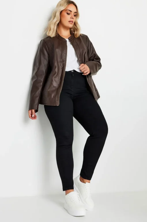 Faux Leather Jacket