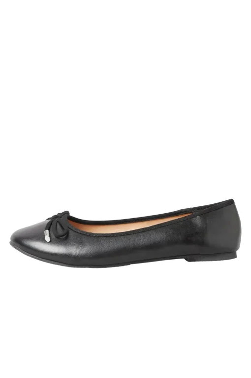 Faux Suede Ballerina Pumps