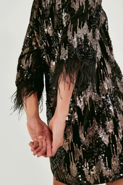 Fern Sequin Tunic Dress