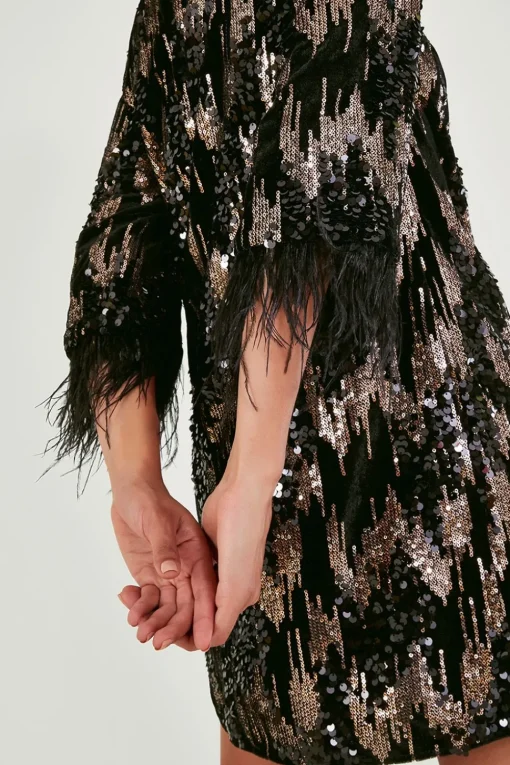 Fern Sequin Tunic Dress