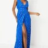 Fil Coupe Wrap Top Maxi Dress