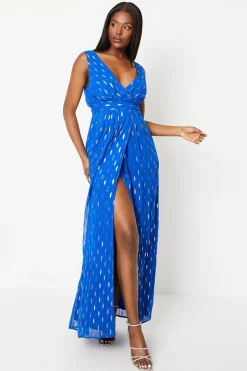 Fil Coupe Wrap Top Maxi Dress