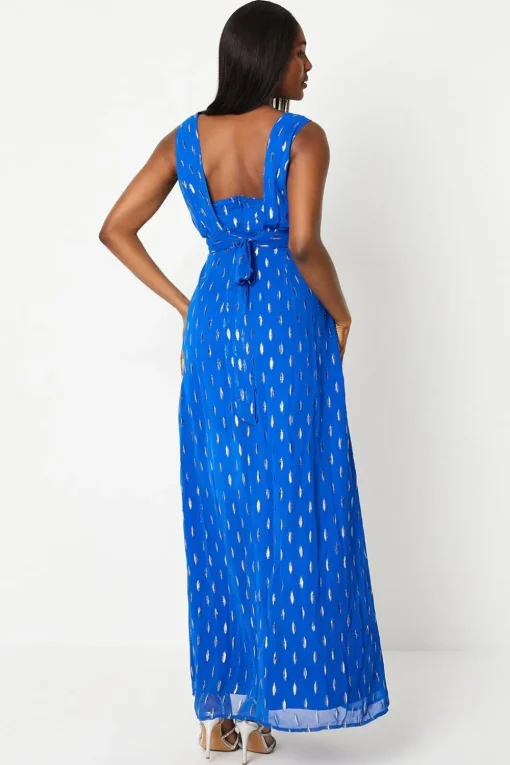 Fil Coupe Wrap Top Maxi Dress