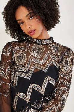 Finnley Embellished Tunic Dress in Recycled Polyester