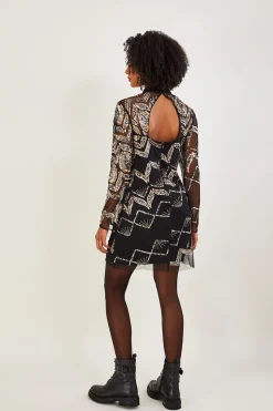 Finnley Embellished Tunic Dress in Recycled Polyester