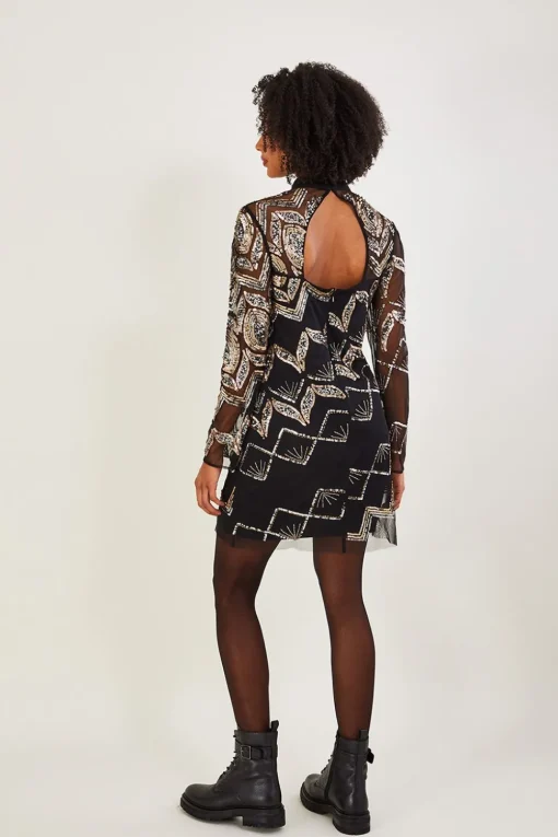 Finnley Embellished Tunic Dress in Recycled Polyester