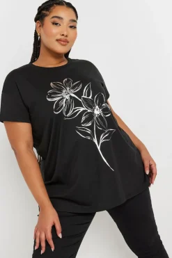 Floral Graphic Print T-Shirt