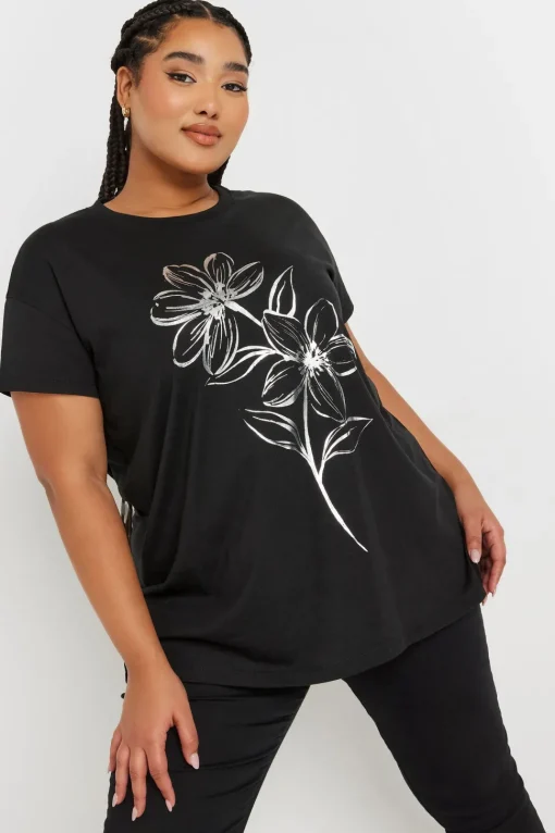 Floral Graphic Print T-Shirt