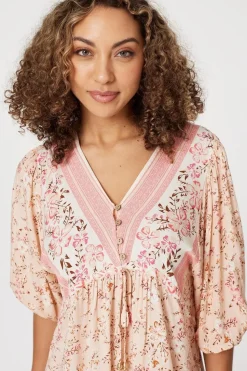 Floral Oversized Blouse Top