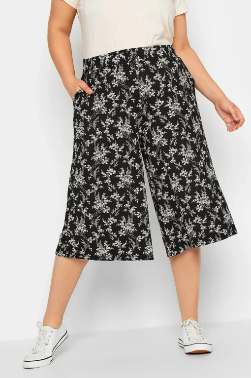 Floral Print Culottes