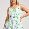 Floral Print Peplum Top