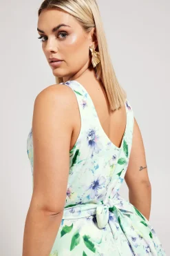 Floral Print Peplum Top