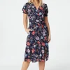 Floral Short Sleeve Dress