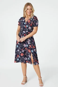 Floral Short Sleeve Dress