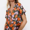 Floral V Neck Tunic