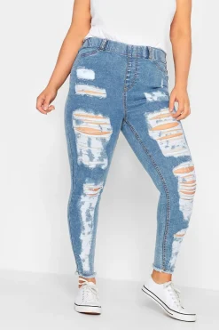 Frayed Ripped Grace Jeggings