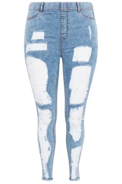 Frayed Ripped Grace Jeggings