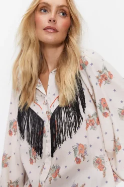 Fringe Detail Shirt