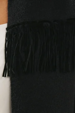 Fringed Knitted Jacket