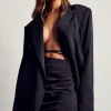 Gathered Side Mini Skirt