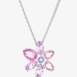 Gema Pink Flower Pendant Necklace 5662493