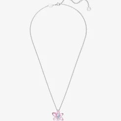 Gema Pink Flower Pendant Necklace 5662493