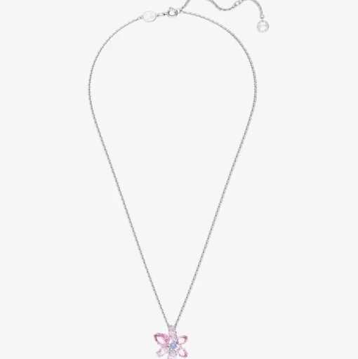 Gema Pink Flower Pendant Necklace 5662493