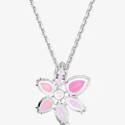Gema Pink Flower Pendant Necklace 5662493