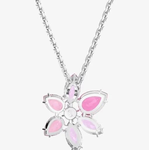 Gema Pink Flower Pendant Necklace 5662493