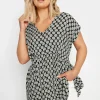 Geometric Print Tunic Top
