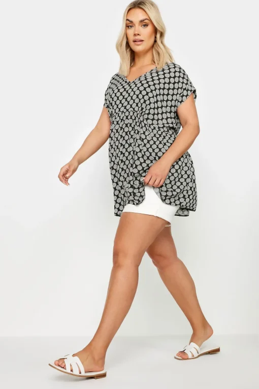 Geometric Print Tunic Top