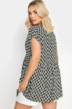 Geometric Print Tunic Top