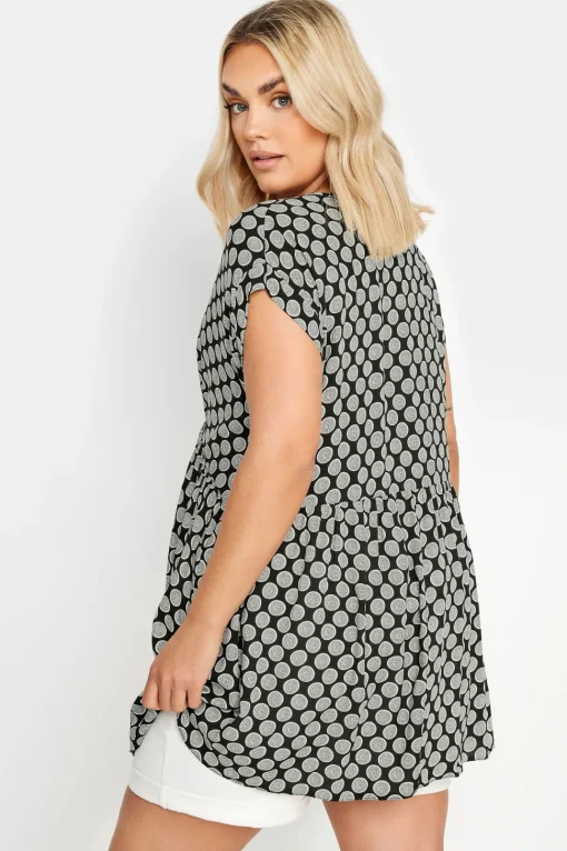 Geometric Print Tunic Top