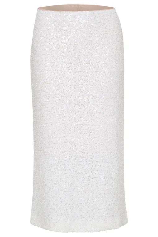 GertrudeSZ Sequin Midi Skirt-