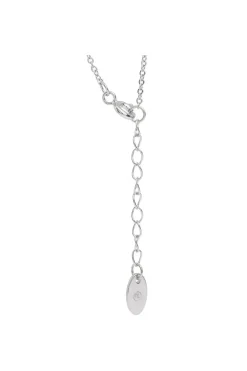 Gift Packaged 'Cosmos' Rhodium Plated 925 Silver Pearl Necklace