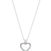 Gift Packaged 'Jordyn' 925 Silver & Cubic Zirconia Locket Necklace