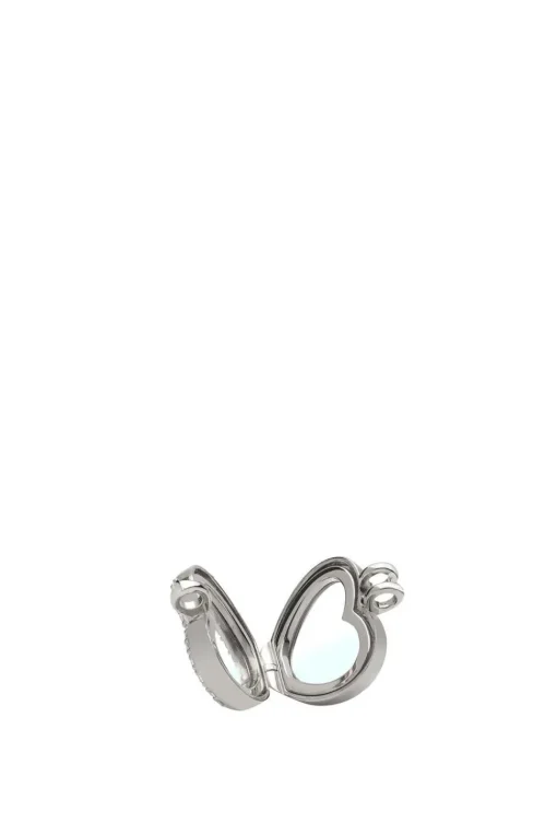 Gift Packaged 'Jordyn' 925 Silver & Cubic Zirconia Locket Necklace