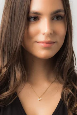 Gift Packaged 'Kouris' 18ct Yellow Gold Plated 925 Silver & Cubic Zirconia Necklace