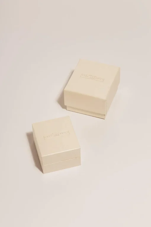 Gift Packaged 'Lysha' 925 Silver Cone & Freshwater Pearl Stud Earrings