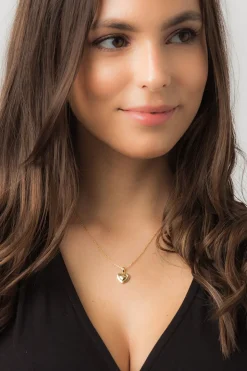 Gift Packaged 'Sumner' 18ct Yellow Gold Plated 925 Silver Heart Pendant Necklace