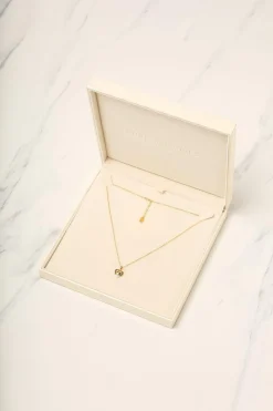 Gift Packaged 'Sumner' 18ct Yellow Gold Plated 925 Silver Heart Pendant Necklace