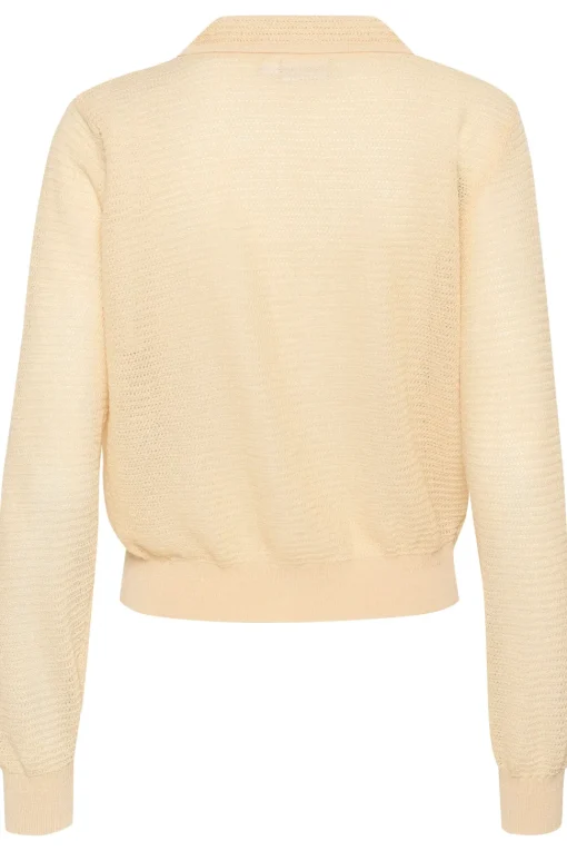 GizetteSZ Collar Button Cardigan-