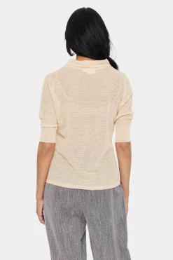 GizetteSZ Half Sleeve Polo Pullover-