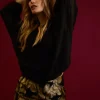 Gold Floral Jacquard Mini Skirt