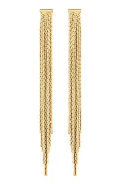 Gold Statement Snake Earrings