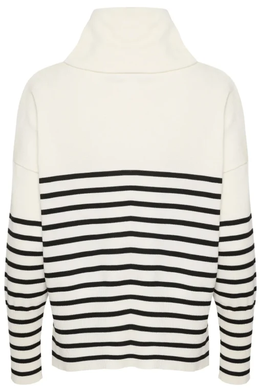 GrilaSZ Cowl Neck Stripe Pullover-
