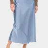 HafiaSZ High-waisted Satin Skirt-